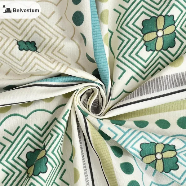 Multicolor_Microfiber_Printed_Bedsheet_With_Pillow_Cover