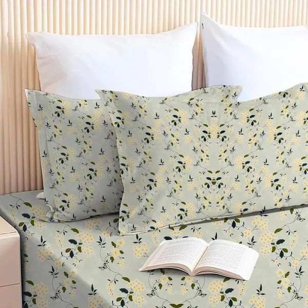 Multicolor_Cotton_Bedsheet_With_Pillow_Covers