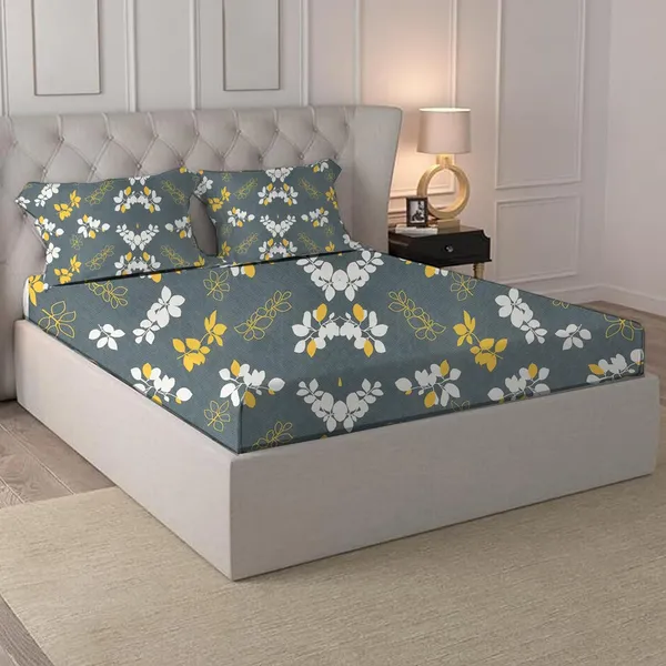 Multicolor_Cotton_Bedsheet_With_Pillow_Covers
