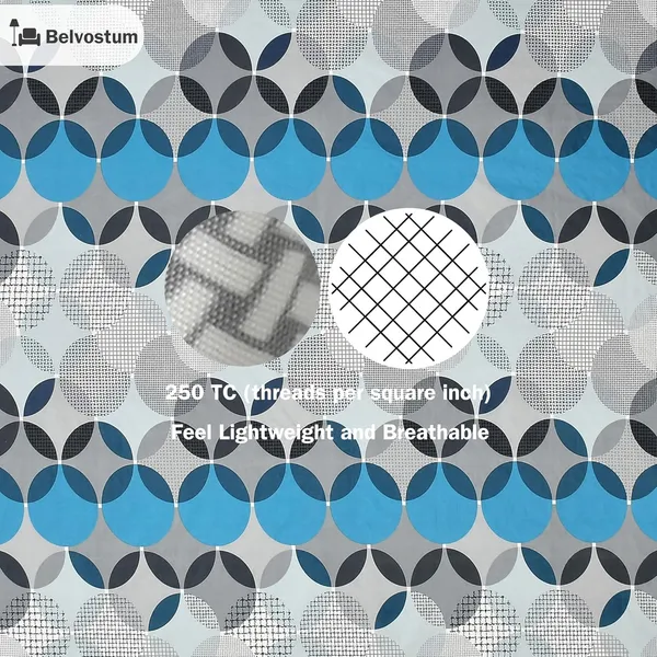Multicolor_Microfiber_Printed_Bedsheet_With_Pillow_Cover