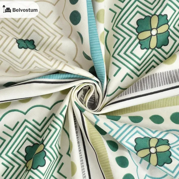 Multicolor_Microfiber_Fitted_Bedsheet_With_Pillow_Covers