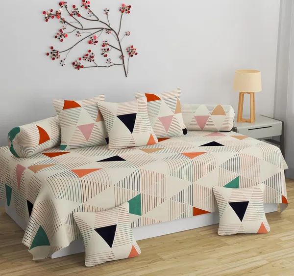 Multicolor_Microfiber_Diwan_Set_With_Bedsheet_Bolster_Cushion_Covers