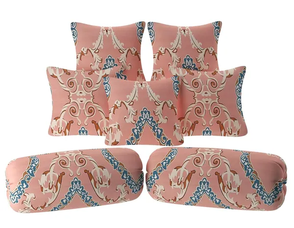 Multicolor_Microfiber_Diwan_Set_With_Bedsheet_Cushion_Covers