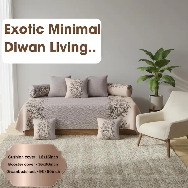 Multicolor_Microfiber_Diwan_Set