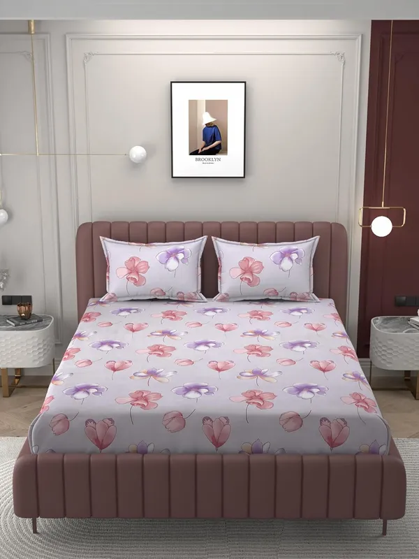 Multicolor_Cotton_Printed_Bedsheet_With_Pillow_Covers