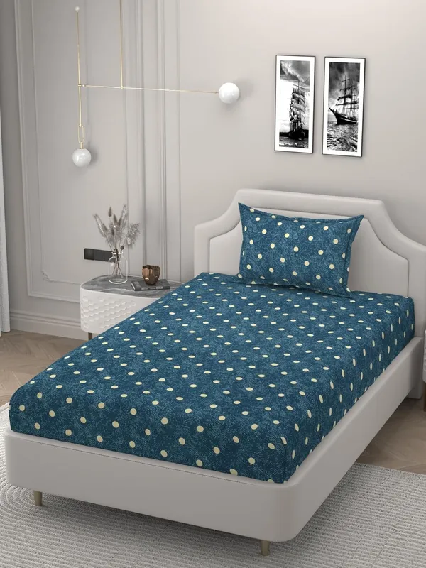 Multicolor_Cotton_Bedsheet_With_Pillow_Cover