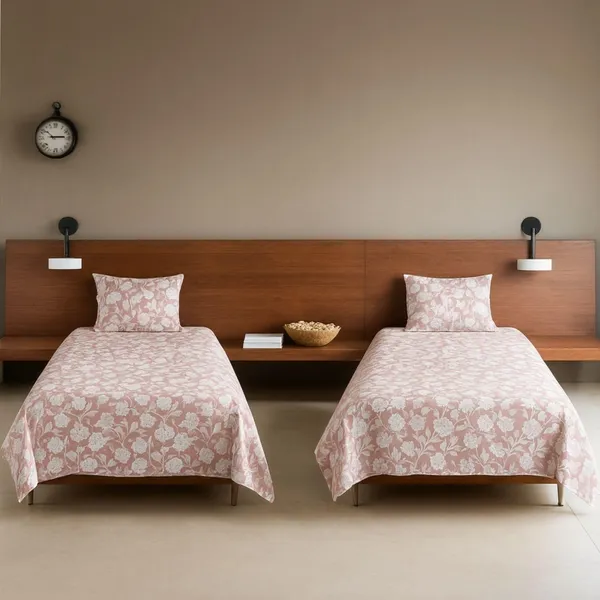 Multicolor_Microfiber_Single_Bedsheet_With_Pillow_Cover