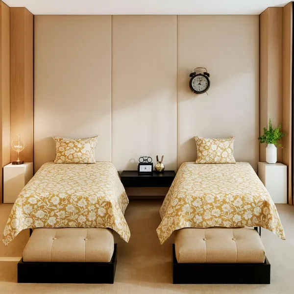Multicolor_Microfiber_Single_Bedsheet_With_Pillow_Cover
