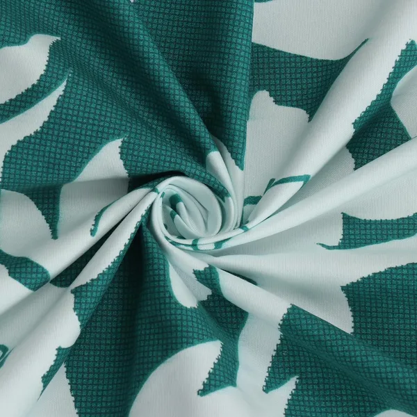 Multicolor_Teal_Microfiber_Single_Bedsheet_With_Pillow_Cover