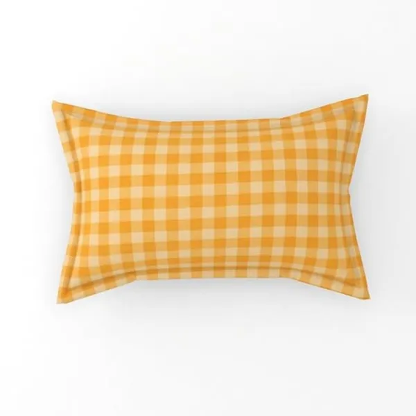 Yellow_Microfiber_Single_Bedsheet_With_Pillow_Cover