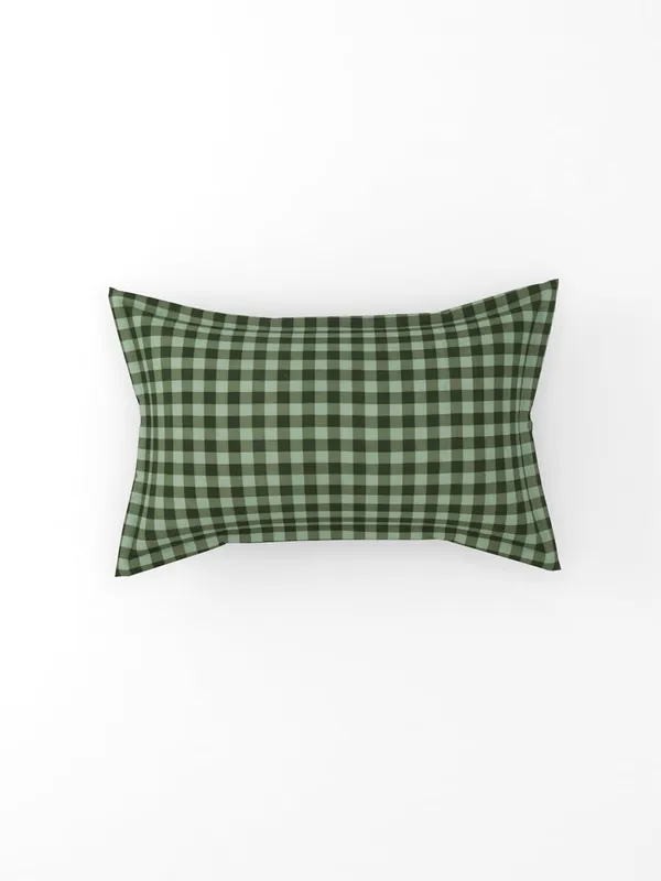 Green_Microfiber_Bedsheet_With_Pillow_Cover_For_Single_Bed
