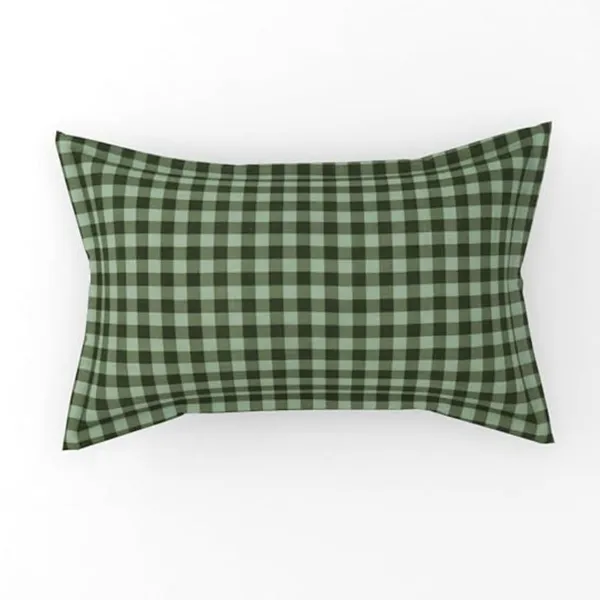 Olive_Green_Microfiber_Single_Bedsheet_With_Pillow_Cover