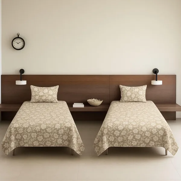 Multicolor_Microfiber_Single_Bedsheet_With_Pillow_Cover