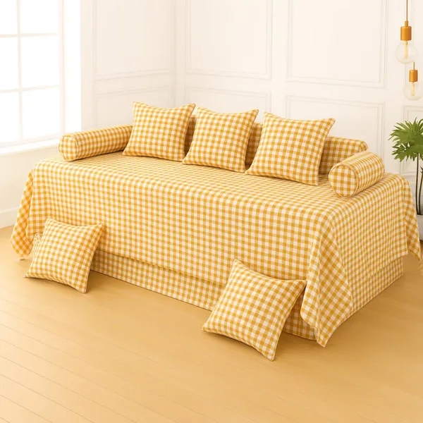 Multicolor_Microfiber_Diwan_Set_With_Bedsheet_Cushion_Covers