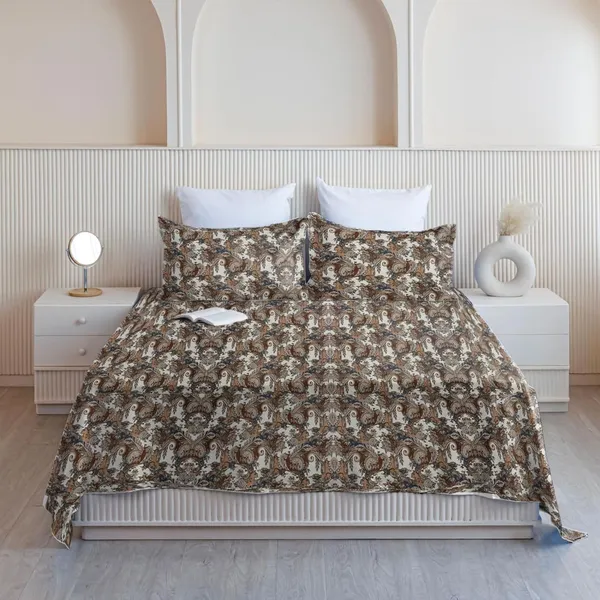 Multicolor_Microfiber_Bedsheet_With_Pillow_Covers