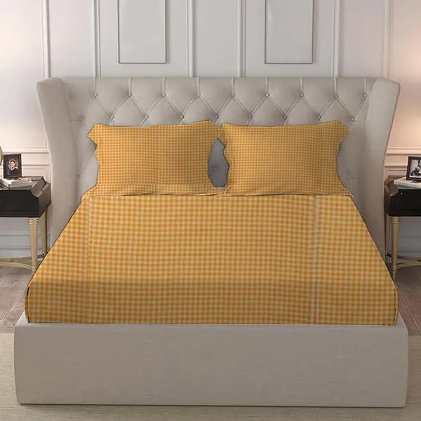 Multicolor_Microfiber_Bedsheet_With_Pillow_Covers