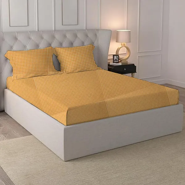 Multicolor_Microfiber_Bedsheet_With_Pillow_Covers