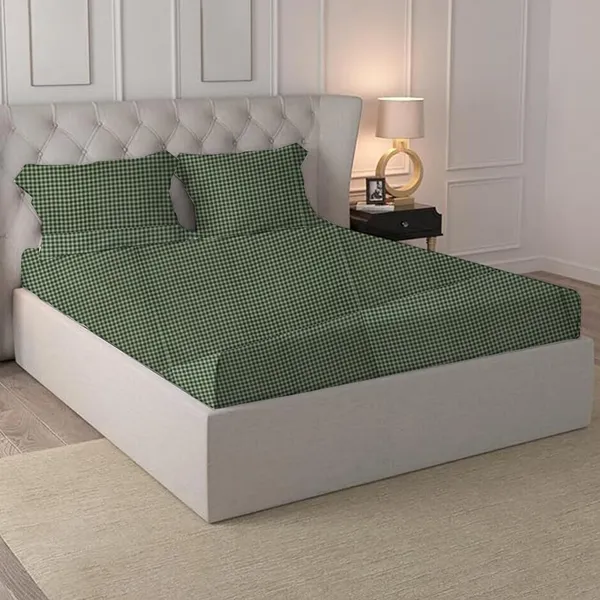 Multicolor_Microfiber_Double_Bedsheet_With_Pillow_Covers