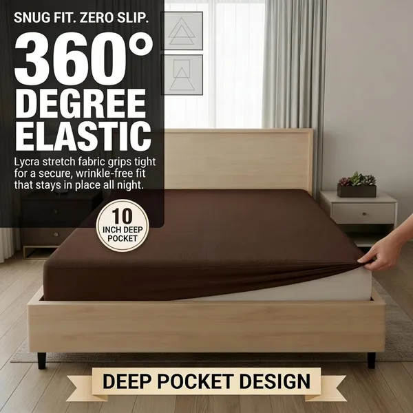 Brown_Waterproof_Mattress_Protector