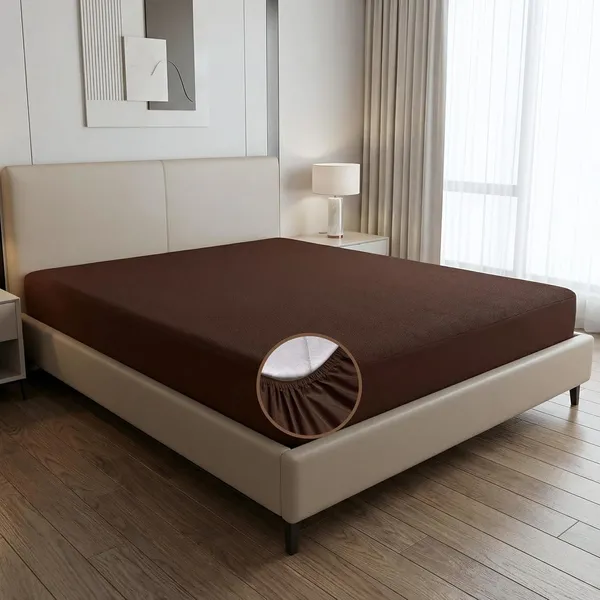 Brown_Waterproof_Mattress_Protector