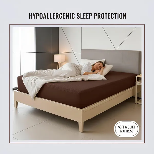 Brown_Waterproof_Mattress_Protector