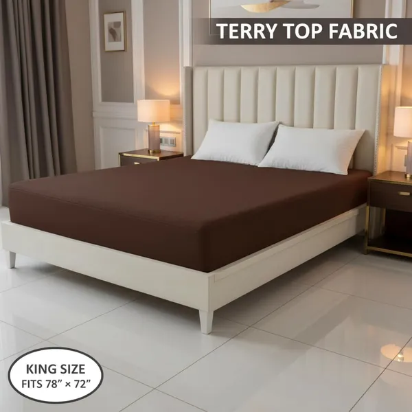 Brown_Waterproof_Mattress_Protector
