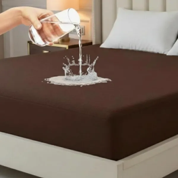 Brown_Waterproof_Mattress_Protector