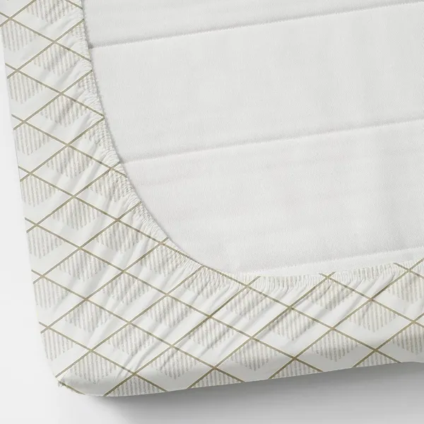 Off_White_Cotton_Double_Fitted_Bedsheet_With_Pillow_Covers