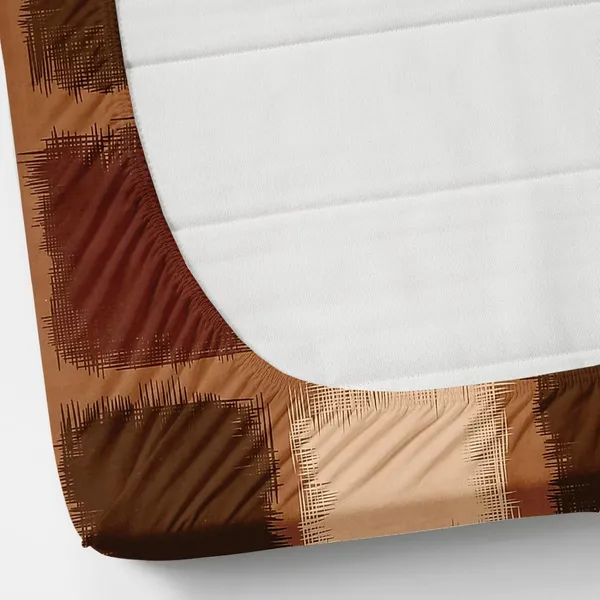Multicolor_Cotton_Fitted_Bedsheet_With_Pillow_Covers
