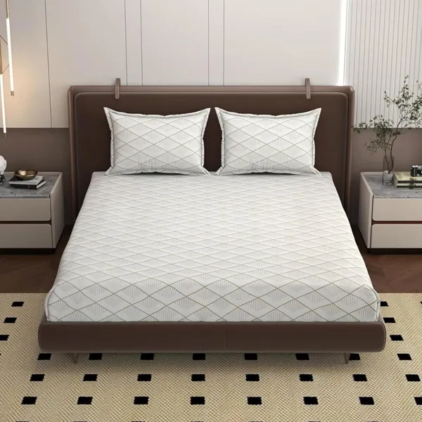 Multicolor_Cotton_Double_Bedsheet_With_Pillow_Covers