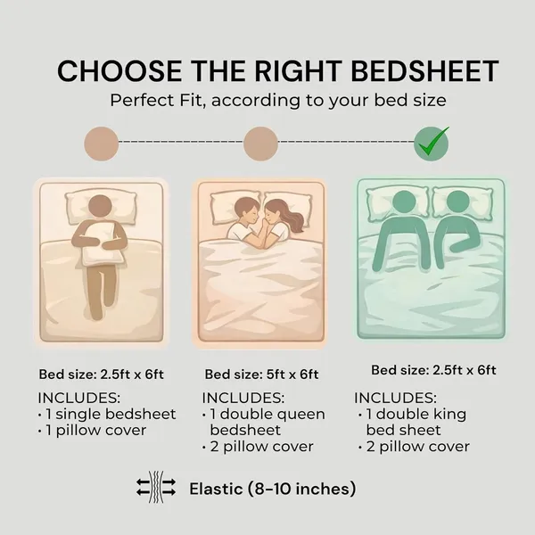 Multicolor_Cotton_Double_Bedsheet_With_Pillow_Covers