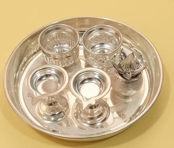 Germen_Silver_Plated_Pooja_Thali_Set_With_Accessories