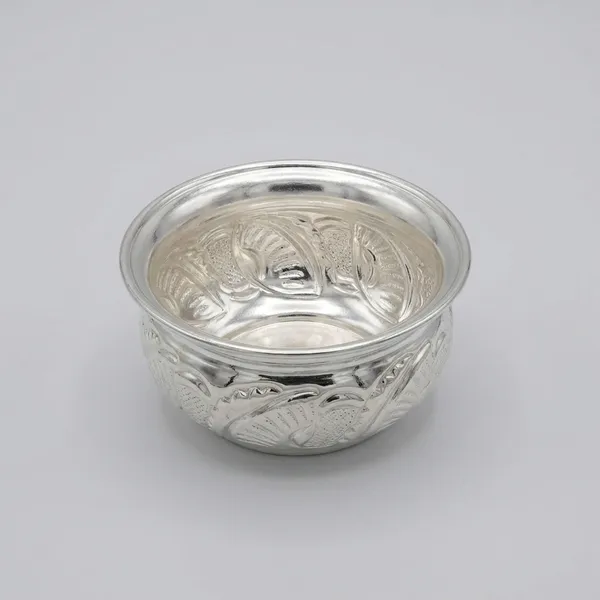 Germen_Silver_Plated_Decorative_Bowl_With_Embossed_Design