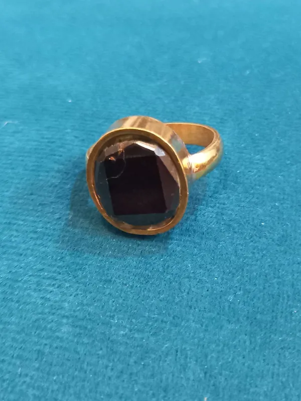 Gomed_(Hessonite)_Ring__Lab_Certified_Created,_Alloy_Metal