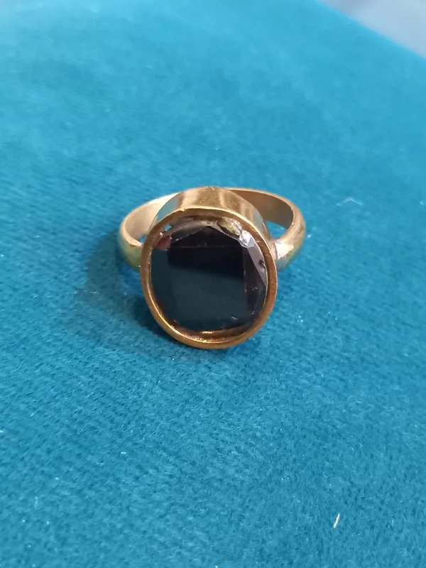 Gomed_(Hessonite)_Ring__Lab_Certified_Created,_Alloy_Metal