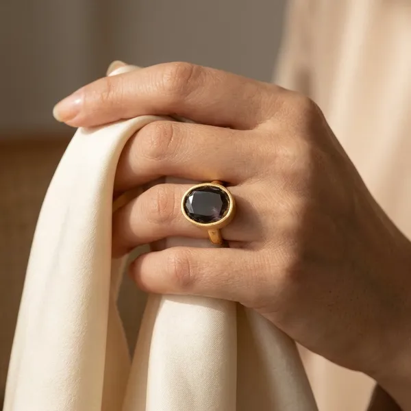 Gomed_(Hessonite)_Ring__Lab_Certified_Created,_Alloy_Metal