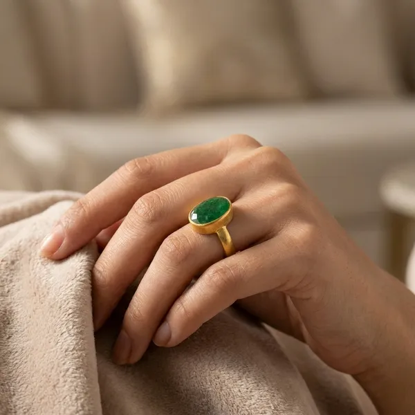 Emerald_(Panna)_Ring__Lab_Certified_Created,_Alloy_Metal
