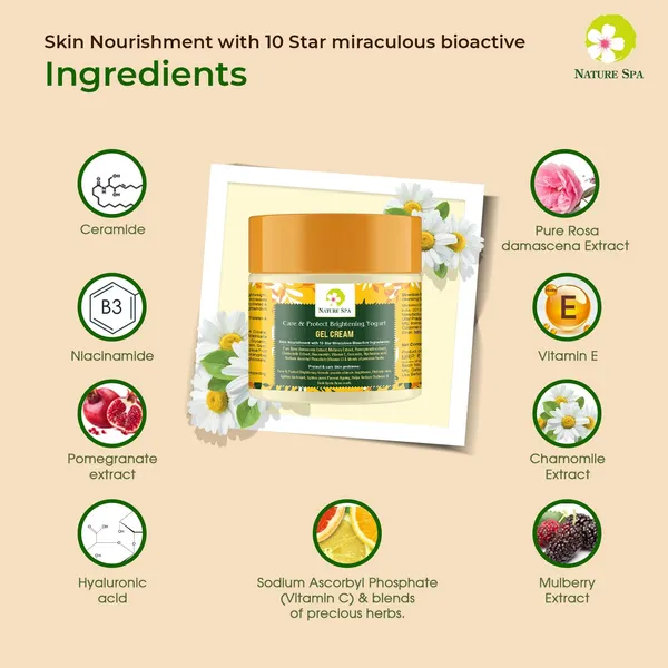 Nature_Spa_Brightening_Yogurt_Gel_Cream_(100Ml)_Rose,_Niacinamide,_Vitamin_C_&_Hyaluronic_Acid_Dermatologically_Tested