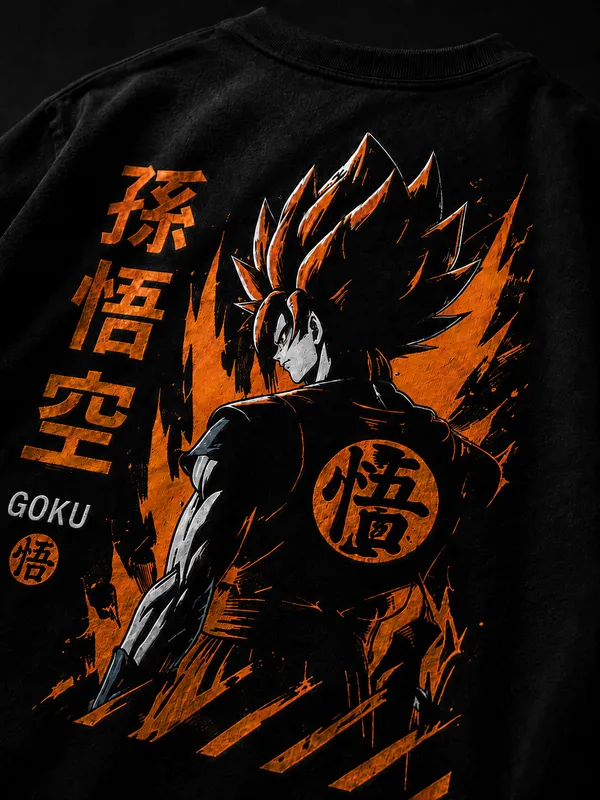 Boys_Orange_Color_Stylized_cotton_anime_style_Half_Sleeve_and_Half_pant_Set