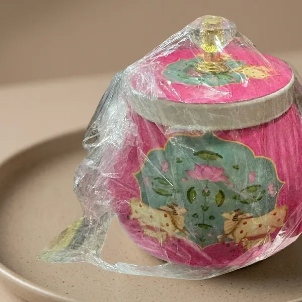 Pink_Decorative_Storage_Jar_With_Floral_Design