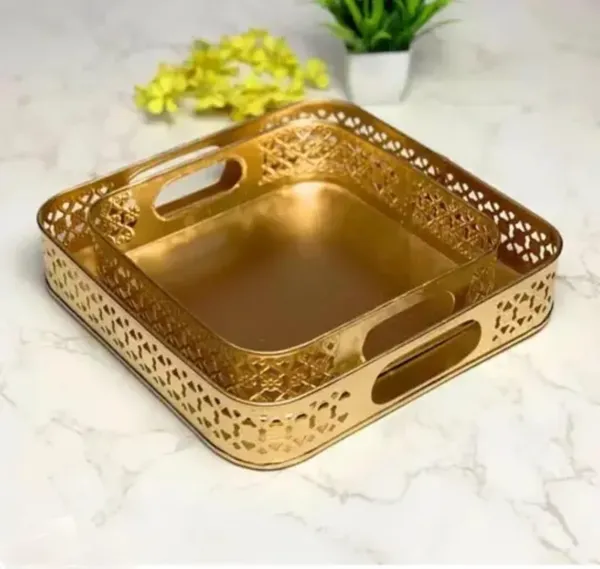Decorative_Golden_Serving_Tray_With_Intricate_Cut-Out_Design
