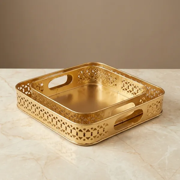 Decorative_Golden_Serving_Tray_With_Intricate_Cut-Out_Design