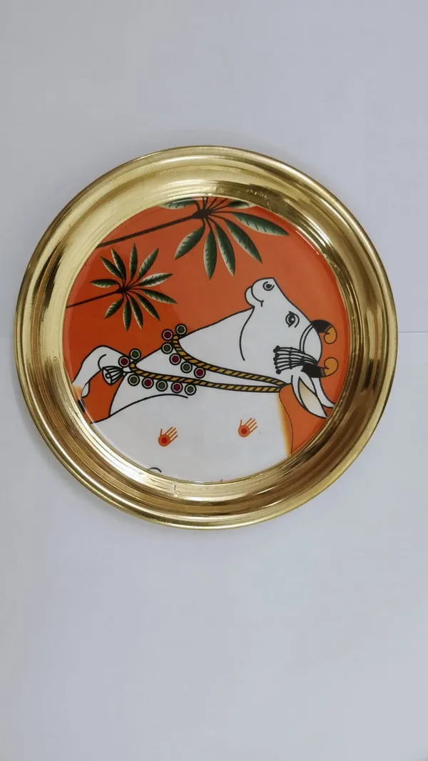 6_Inch_Orange_Kamdhenu_Palm_Brass_Thali