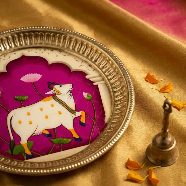 8_Inch_Royal_Kamdhenu_Temple_Brass_Thali