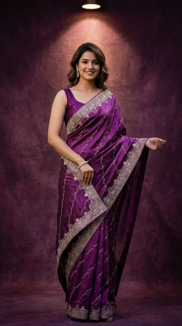 RAGREETI_Magenta_Tissue_Silk_Saree_with_Intricate_Embroidery_Work,_Traditional_Indian_Ethnic_Wear_for_Women_(purple)