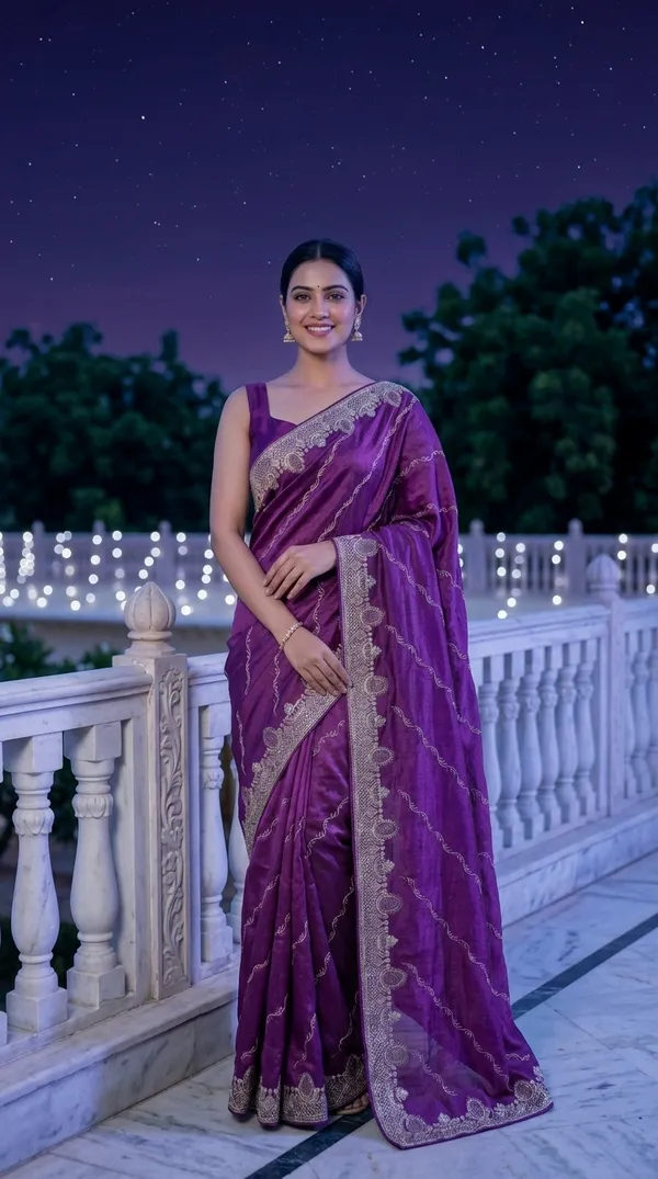 RAGREETI_Magenta_Tissue_Silk_Saree_with_Intricate_Embroidery_Work,_Traditional_Indian_Ethnic_Wear_for_Women_(purple)