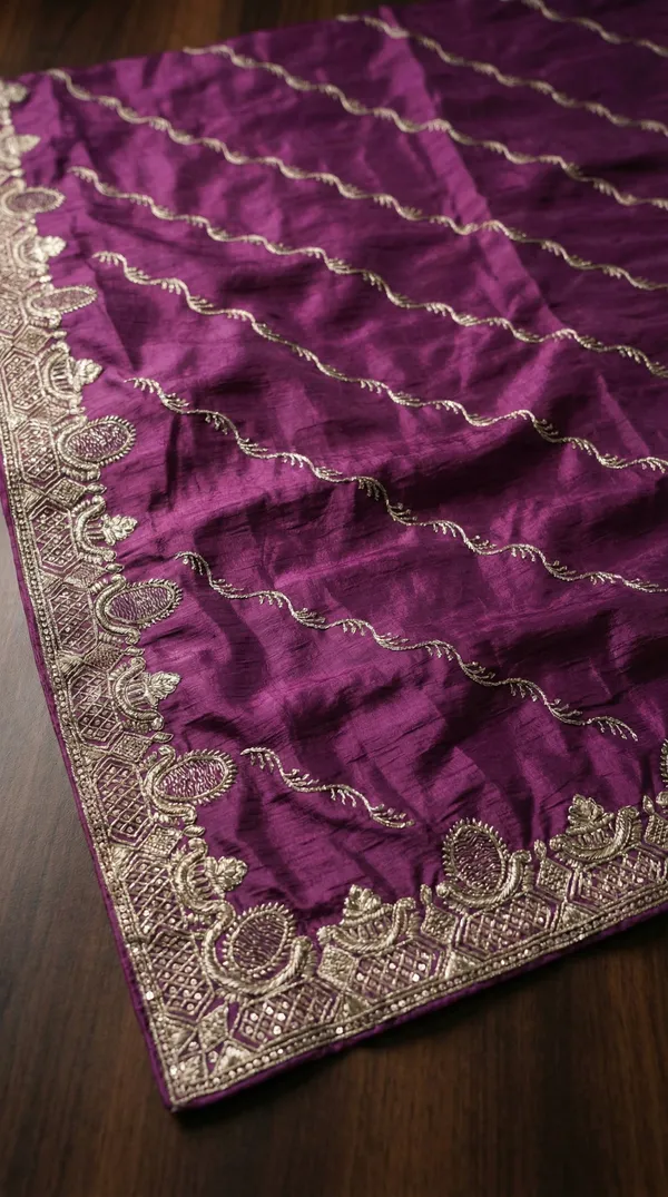 RAGREETI_Magenta_Tissue_Silk_Saree_with_Intricate_Embroidery_Work,_Traditional_Indian_Ethnic_Wear_for_Women_(purple)