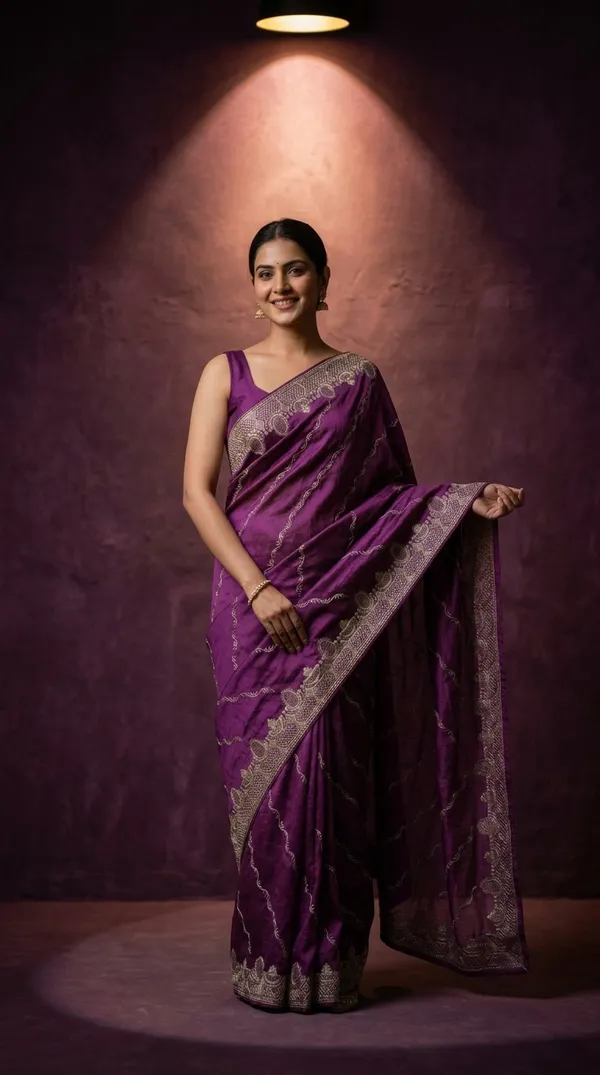 RAGREETI_Magenta_Tissue_Silk_Saree_with_Intricate_Embroidery_Work,_Traditional_Indian_Ethnic_Wear_for_Women_(purple)