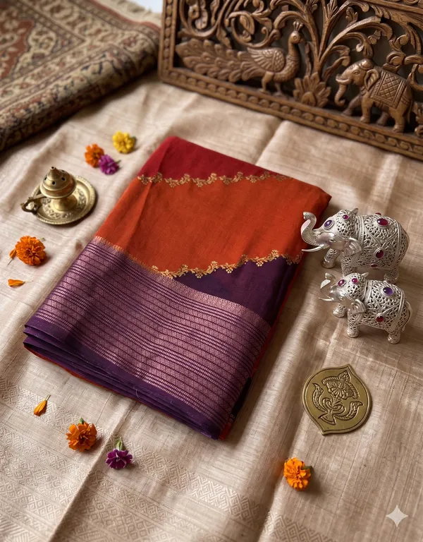 Ragreeti_Lifestyle_Multicolour_Georgette_Cotton_Silk_Saree_With_Woven_Temple_Border_-_Bollywood_Style_Printed_Saree_For_Festive_And_Wedding_Wear