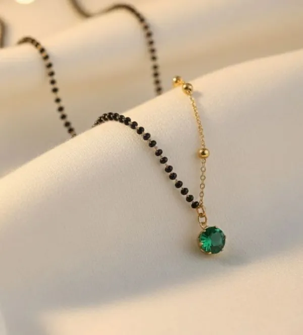 White_Beaded_Mangalsutra_Necklace